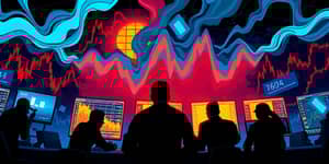 Stock market volatility spikes on earnings surprises