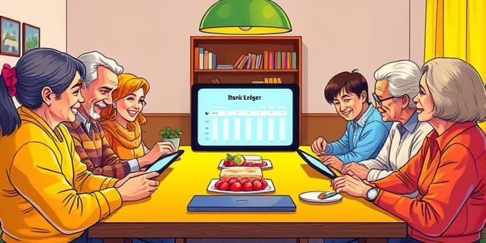Use joint account features for family spending control