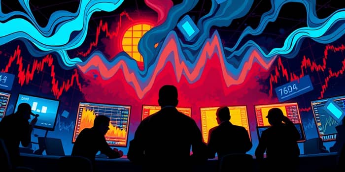 Stock market volatility spikes on earnings surprises