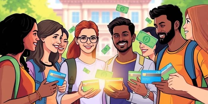 Find student credit cards with simple rewards structures